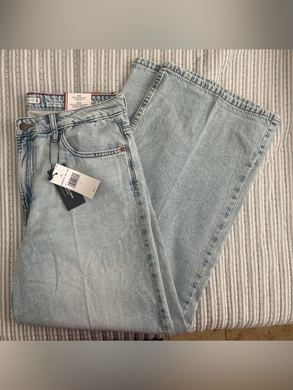 Tommy Hilfiger Light Blue Wide Leg Jeans